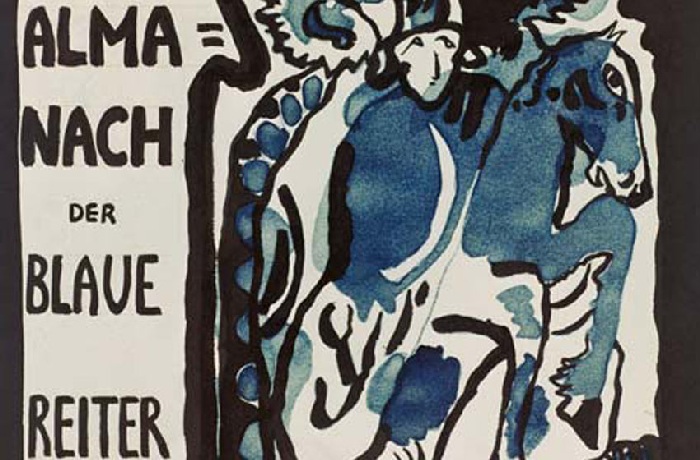 Der blaue Reiter - Umschlagillustration von Kandinsky