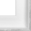 Cornici giunti d‘ombra Bianco/Argento 5X40 mm