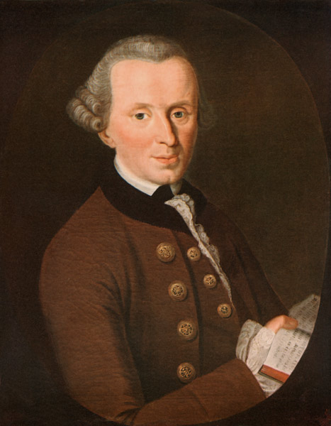 Kant, Immanuel , Portrait a Becker