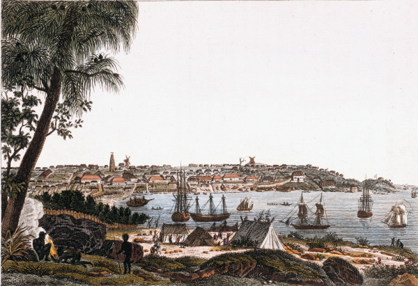 Sydney, view of the city a Bertuch
