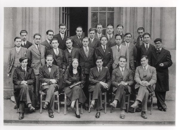 Graduating class of the Ecole Normale Superieure, Paris, 1931 (b/w photo)  a French Photographer