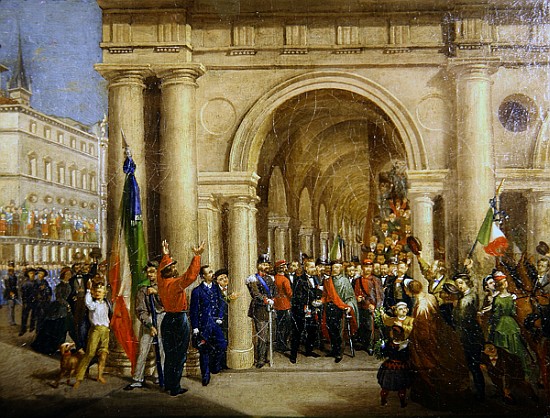 Giuseppe Garibaldi in Vicenza, 7th March 1867 a Scuola Italiana