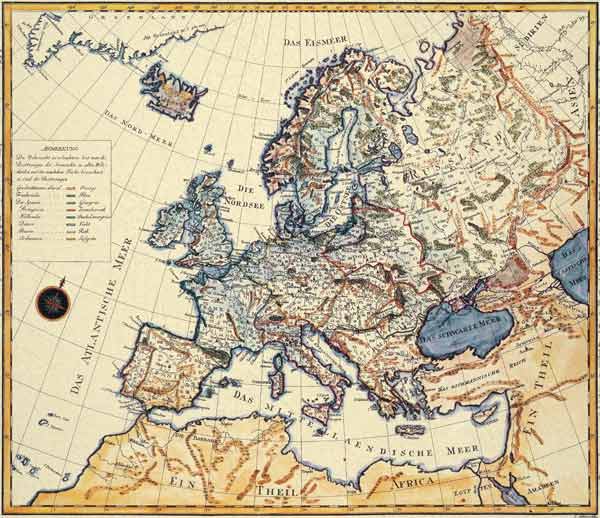 New map of Europe a Jakob