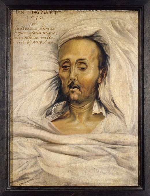 Duke William V of Bavaria on his deathbed a Mielich