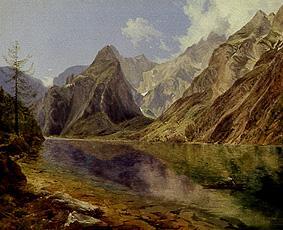 The king lake with the Watzmann a Adalbert Stifter