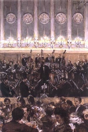 Concert Bilse a Adolph Friedrich  von Menzel