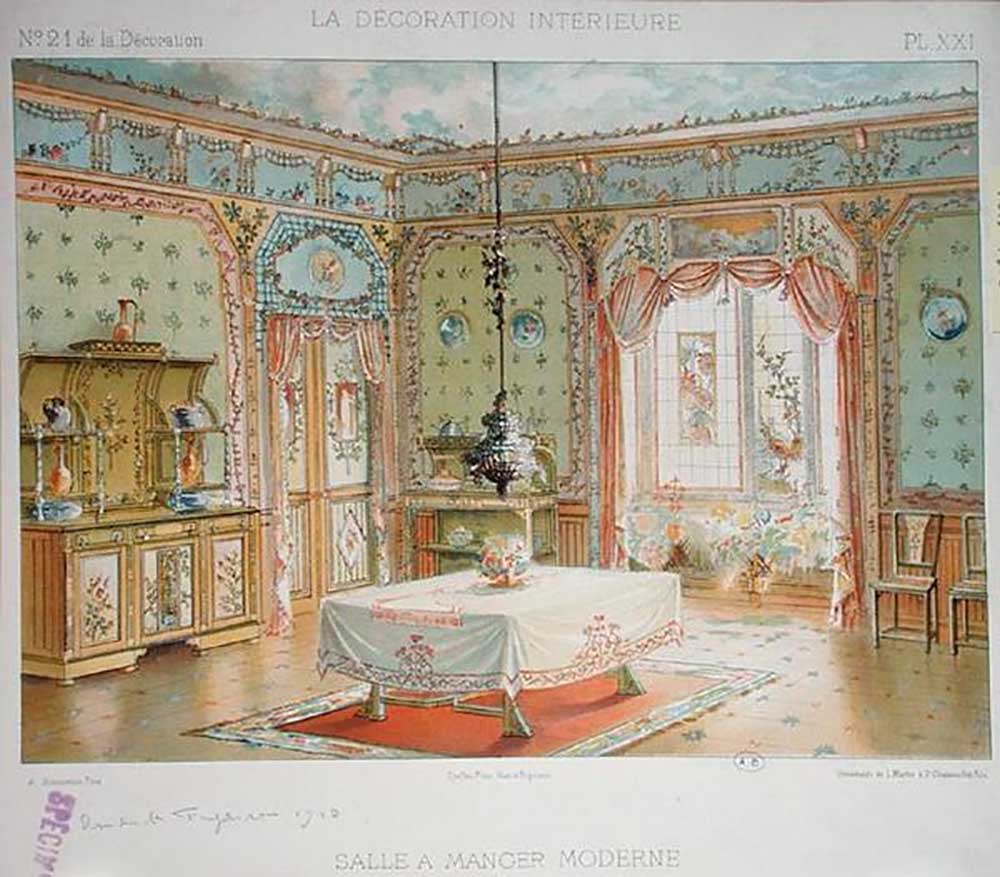 Modern Dining Room, c.1905 a Adrien Simoneton