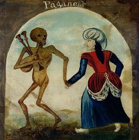 Death Leading a Pagan Woman