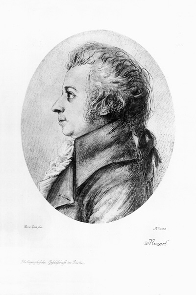 Wolfgang Amadeus Mozart a (after) Doris Stock