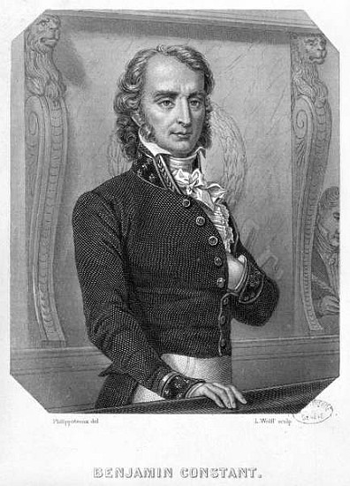 Henri Benjamin Constant de Rebecque (1767-1830) at the Tribune a (after) Felix Philippoteaux