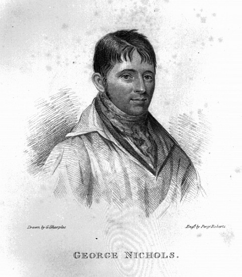 George Nichols; engraved by Percy Roberts a (after) George Sharples