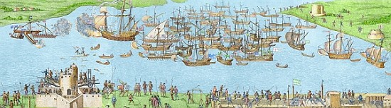 The Encampment of the English Forces near Portsmouth during the Battle of the Solent a (after) James Basire