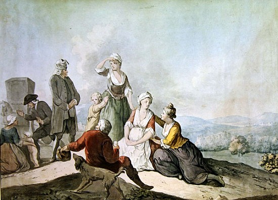 Voltaire Conversing with the Peasants in Ferney a (after) Jean Huber