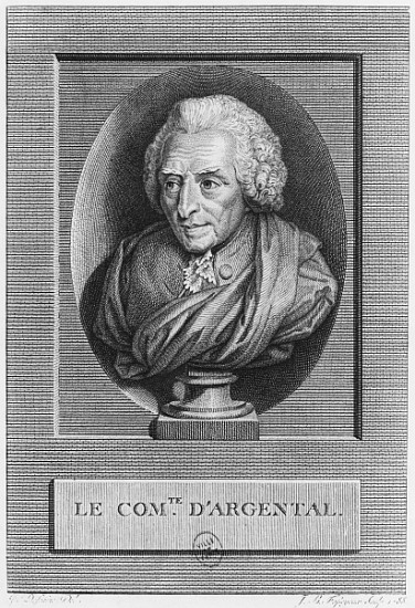 Charles Augustin de Ferriol, Comte d''Argental; engraved by Jean Baptiste Fosseyeux (1752-1824) 1788 a (after) Jean Florent Defraine