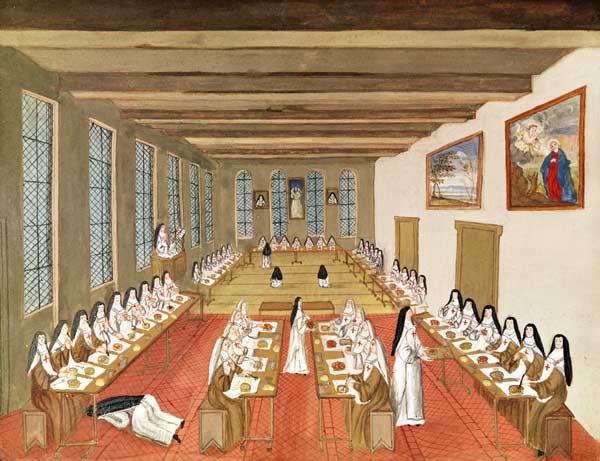 View of the Refectory, from ''L''Abbaye de Port-Royal'', c.1710 a (after) Louise Madelaine Cochin