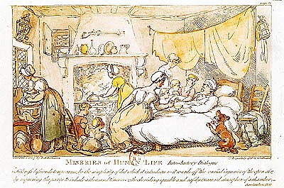 Miseries of Human Life: Introductory Dialogue, published R. Ackermann a (after) Thomas Rowlandson