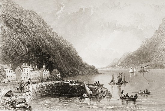 Rosstrevor Pier, County Down, from ''Scenery and Antiquities of Ireland'' a (after) William Henry Bartlett