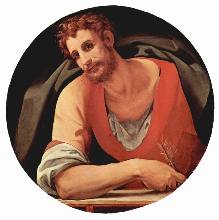 Saint Mark the Evangelist a Agnolo Bronzino
