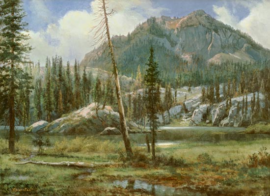 Sierra Nevada Mountains a Albert Bierstadt