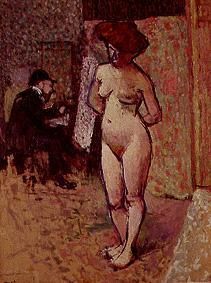 Matisse when painting in the studio a Albert Marquet