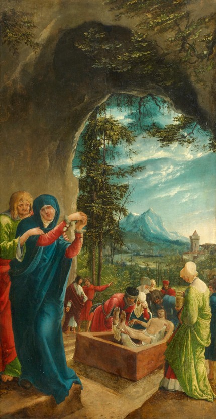 The Entombment of Christ a Albrecht Altdorfer