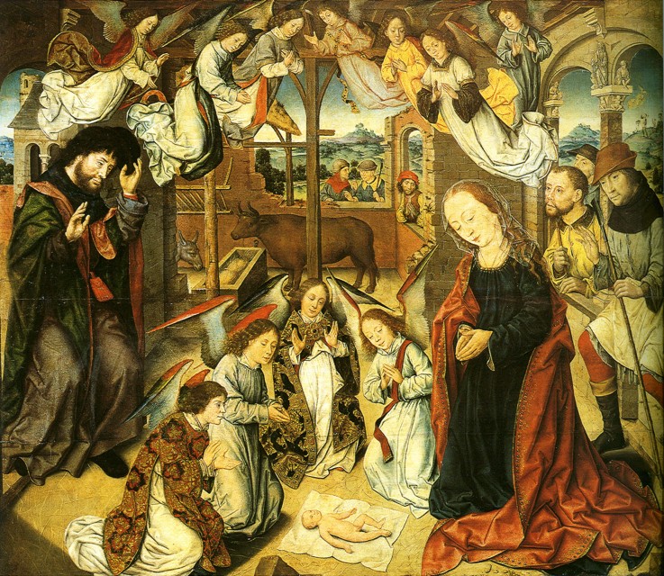 The Adoration of the Shepherds a Albrecht Bouts