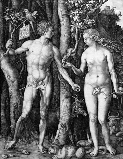 Adam und Eva a Albrecht Durer