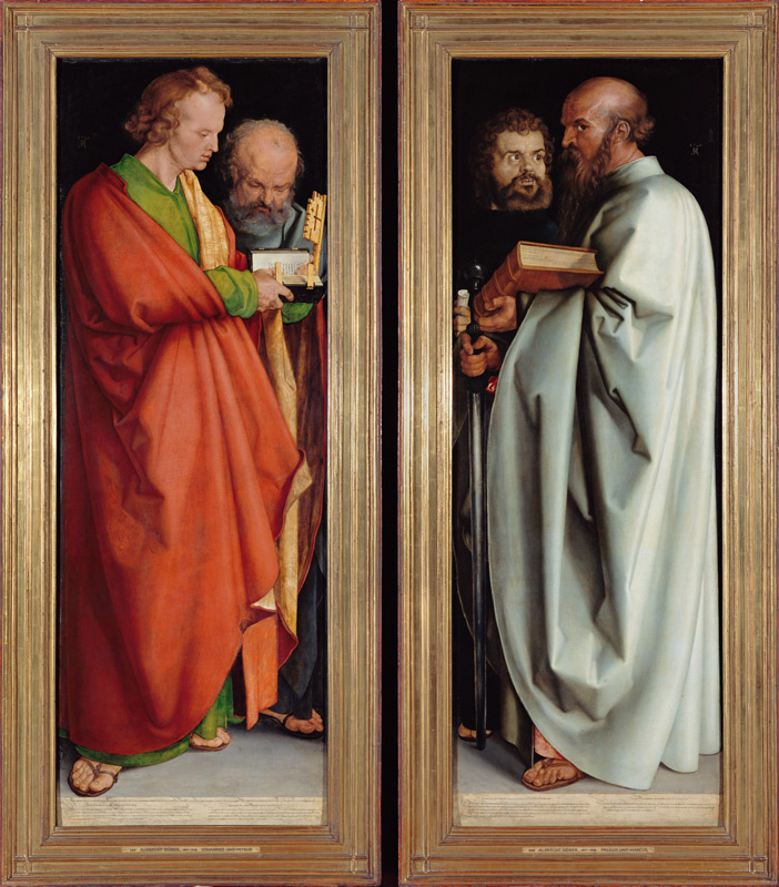 The Four Apostles a Albrecht Durer
