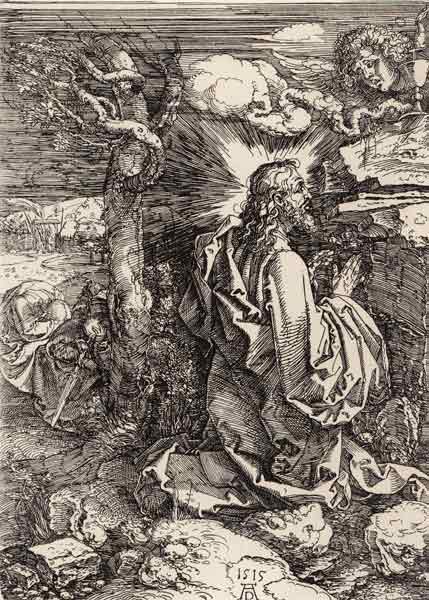 Christ on Mt. of Olives / Dürer / 1515 a Albrecht Durer