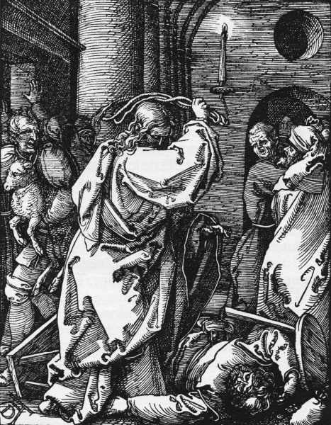 Clearing the Temple / Dürer / 1511 a Albrecht Durer