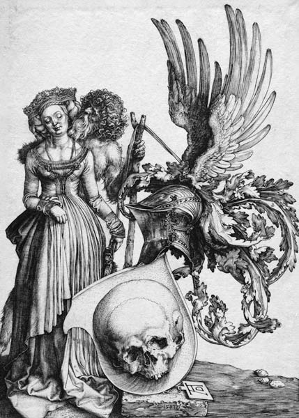 Coat of Arms with Death Head / Dürer a Albrecht Durer