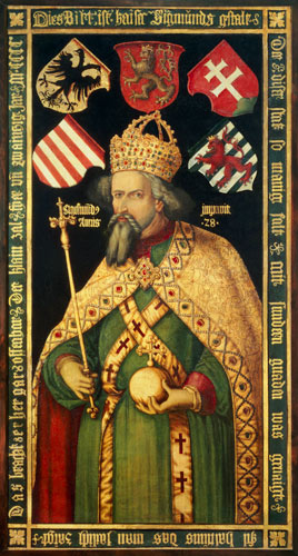 Imperatore Sigismondo,re di Ungheria e Boemia (1368-1437) a Albrecht Durer