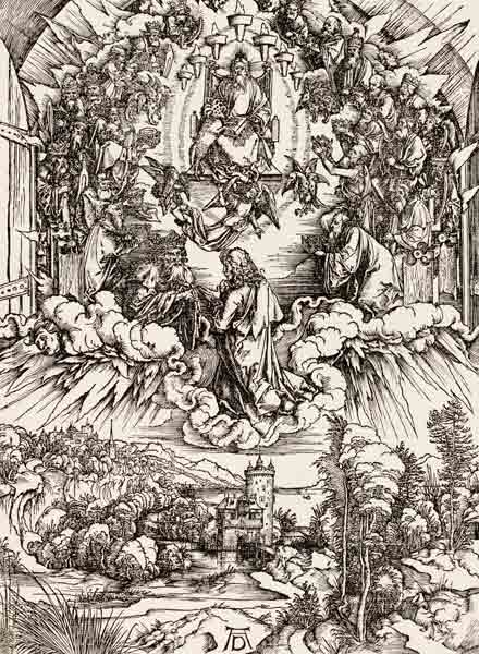 John before God & the Elders / Dürer a Albrecht Durer