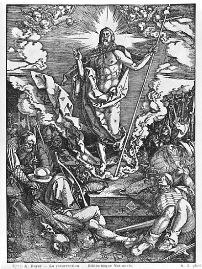 Resurrection, from ''The Great Passion'' series a Albrecht Durer