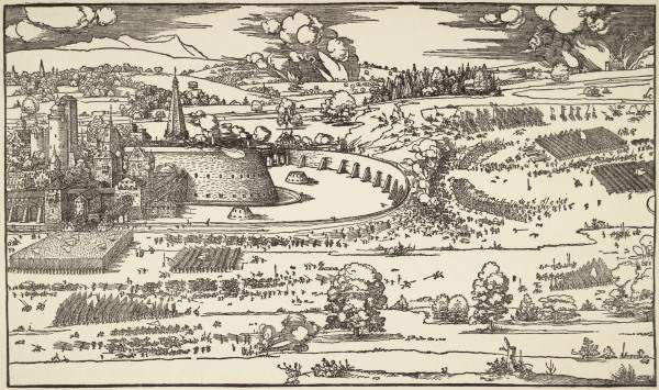 The Siege of a Citadel I / Dürer / 1527 a Albrecht Durer