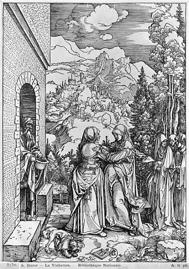 The Visitation, from the ''Life of the Virgin'' series, c.1503 a Albrecht Durer