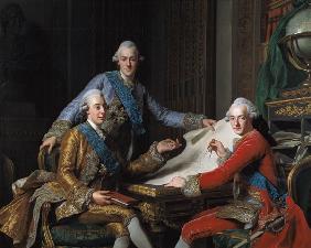 Re Gustav III di Svezia e i suoi fratelli    
