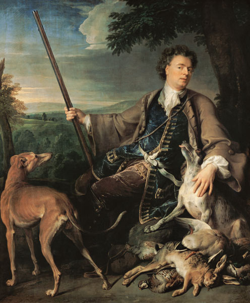 Self-portrait as hunter a Alexandre-François Desportes