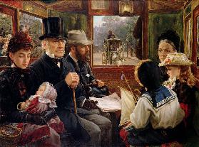 Un autobus sulla strada per Piccadilly Circus - Alfred Morgan