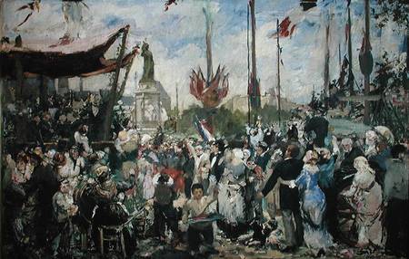 Study for 'Le 14 Juillet 1880' a Alfred Roll