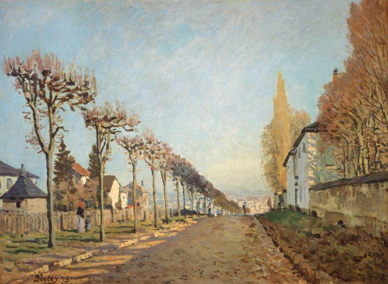 Chemin de of La Machine (or: La route you chemin de Sèvres) a Alfred Sisley