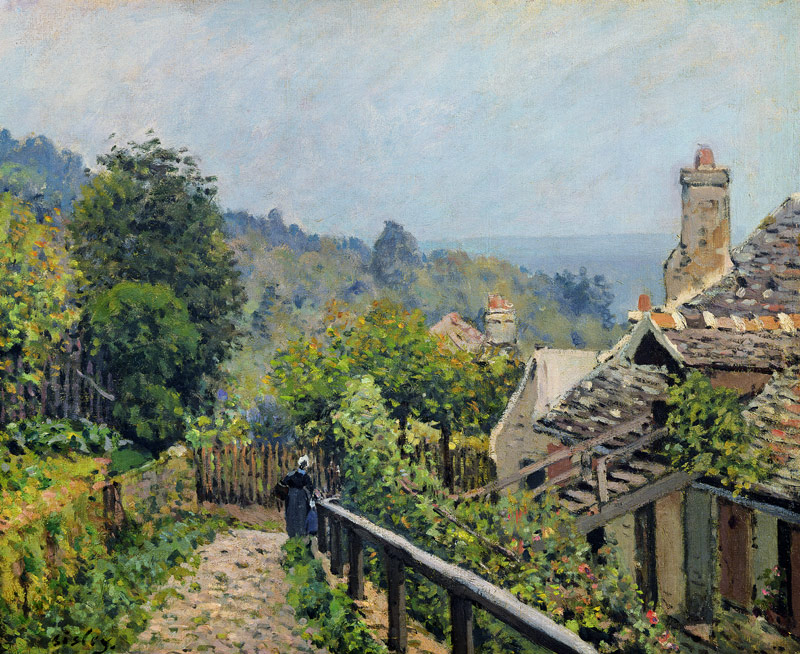 Louveciennes or, The Heights at Marly a Alfred Sisley