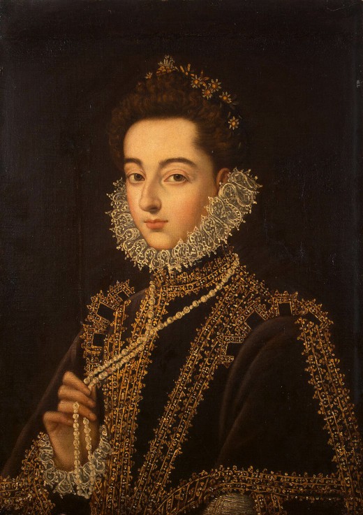 Portrait of the Infanta Catherine Michelle of Spain (1567-1597) a Alonso Sanchez Coello