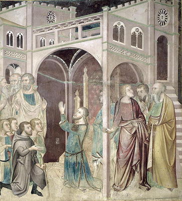 Job Thanking God, 1356-67 (fresco) a also Manfredi de Battilori Bartolo di Fredi
