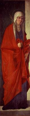 Female Martyr, c.1485-90 (tempera on panel) a Alvise Vivarini