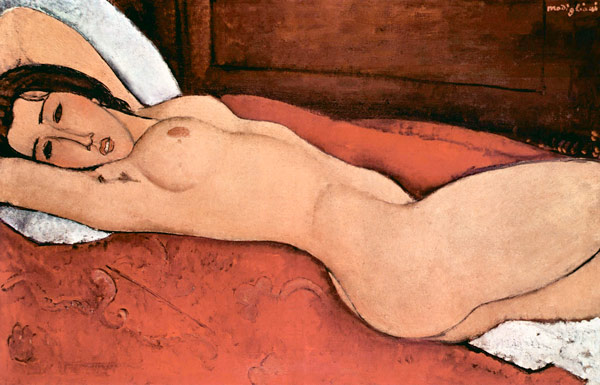 Liegender Akt mit verschränkten Armen
 a Amadeo Modigliani