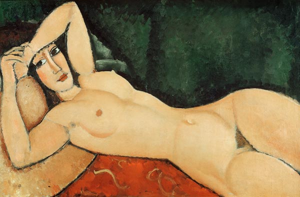 Modigliani /Nu couche, un bras replie... a Amadeo Modigliani