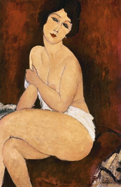 Sedentary female act a Amadeo Modigliani