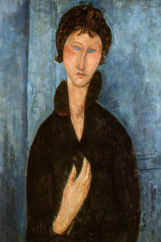 Woman with Blue Eyes a Amadeo Modigliani