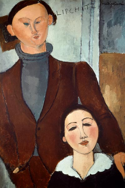 Jacques Lipschitz and his wife. a Amadeo Modigliani